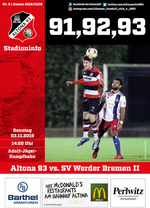 Stadionzeitung 08 Altona 93